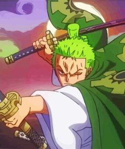 Roronoa Zoro Anime paint by numbers