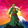 Worrier Roronoa Zoro paint by numbers