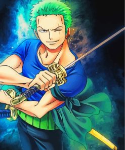 Roronoa Zoro Japanese Anime paint by numbers