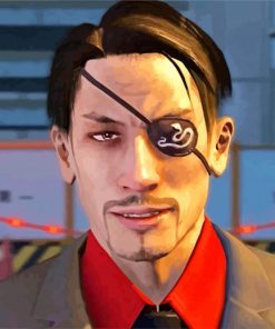 Sega Goro Majima paint by numbers