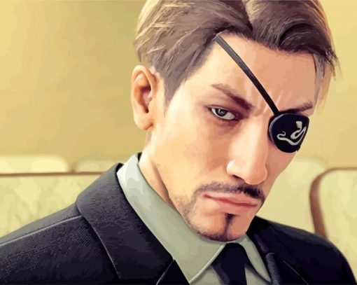 Goro Majima Character paint by numbers