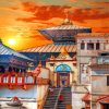 Shri Pashupatinath Temple Kathmandu paint by numbers