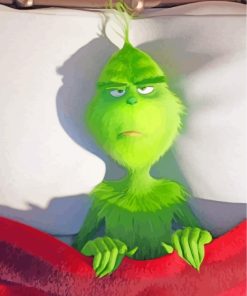 Sleepy Grinch Cartoons paint by numbers