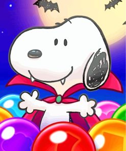 Snoopy Dog Cartoons paint by numbers