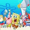 Spongebob And His Friends paint by numbers