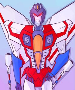 Starscream Illustration paint by numbers