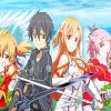 Sword Art Online Characters paint by numbers