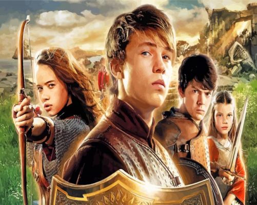 Peter Pevensie And His Friends paint by numbers