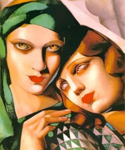 The Green Turban By Lempicka paint by numbers