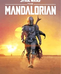 The Mandalorian Poster paint by numbers