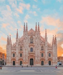 The Milan Cathedral paint by numbers