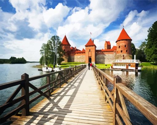 Trakai Historical National Park paint by numbers