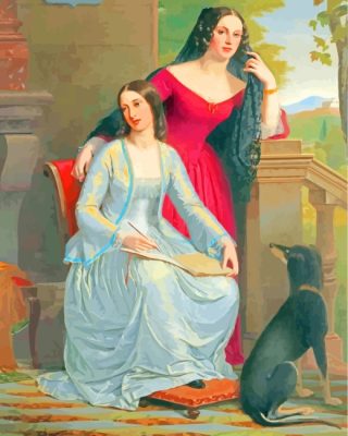 Italian Ladies paint by numbers
