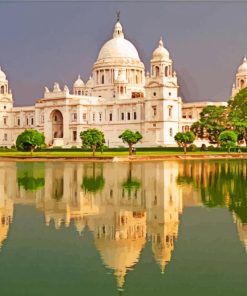 Victoria Memorial Kolkata paint by numbers