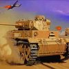 War Military Tank paint by numbers