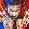 Wolverine Logan Movie paint by numbers