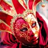 Woman In Venetian Mask paint by numbers