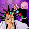 Adorable Kenpachi Zaraki paint by numbers