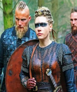 Aesthetic Lagertha paint by numbers