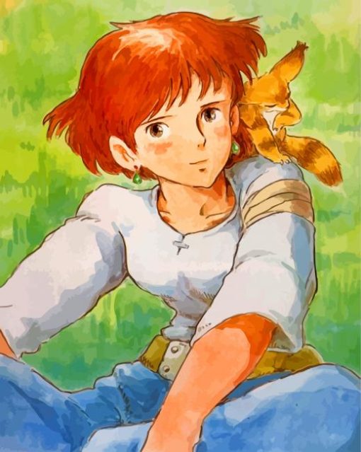 Teto and Nausicaa Anime paint by numbers