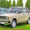 Vintage Lada Car paint by numbers