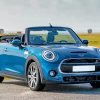 Blue Mini Cooper paint by numbers