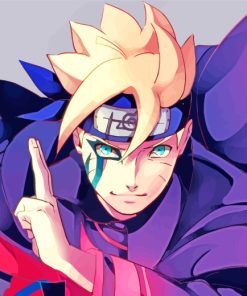 Boruto Jougan Anime paint by numbers