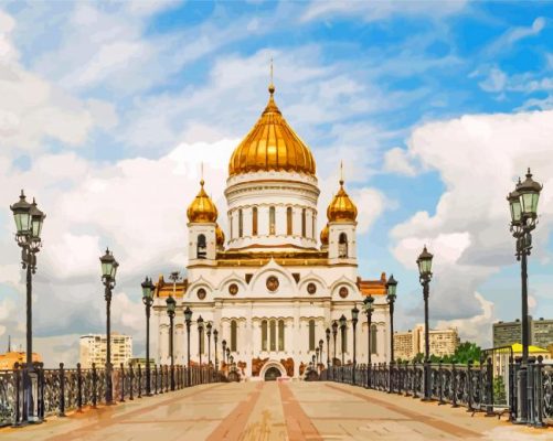 Cathedral Of Christ The Saviour paint by numbers