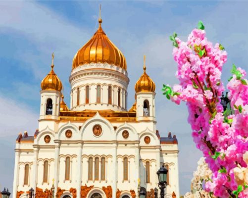 Aesthetic Cathedral Of Christ The Saviour paint by numbers