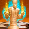 Chess Piece hearthstone paint by numbers