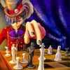 Ciel Phantomhive Playing Chess paint by numbers