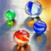 Colored Marbles paint by numbers