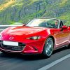 Fast Mazda Mx5 Car paint by numbers