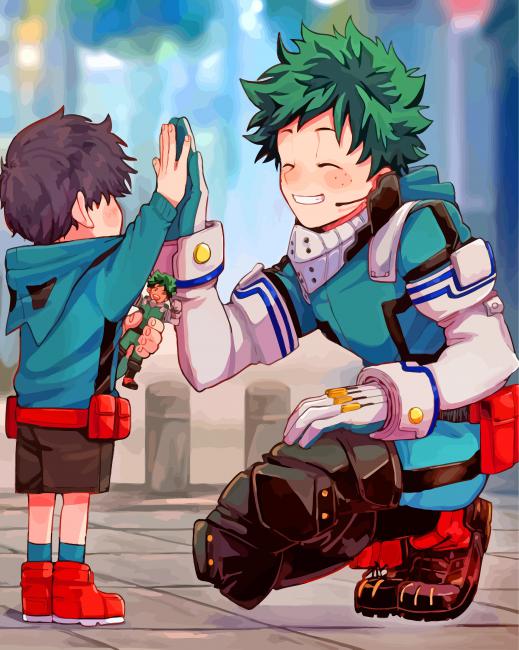 My Hero Academia Characters paint by numbers