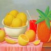 Fernando Botero Fruits paint by numbers