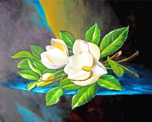 Flower Georgia O'Keeffe paint by numbers