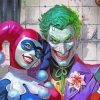 Harley Quinn And Joker paint by numbers