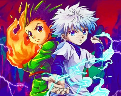 Hunter X Hunter Gon Killua paint by numbers