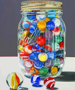 Jar Of Marbles paint by numbers