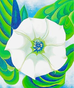 Jimson Weed Georgia O'Keeffe paint by numbers