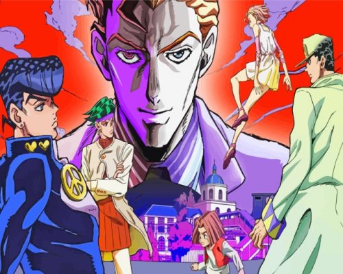 Jojo Bizarre Adventure Characters paint by numbers