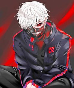 Ken Kaneki Japanese Anime paint by numbers