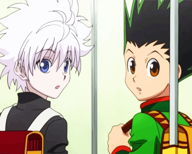 Killua And Gon Anime paint by numbers