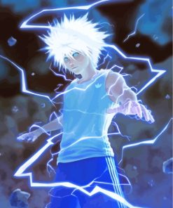 Killua Japanese Anime paint by numbers