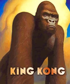 King Kong Poster Art paint by numbers