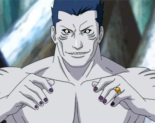 Kisame Hoshigaki Anime paint by numbers