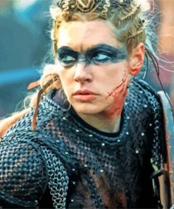 Lagertha Vikings paint by numbers