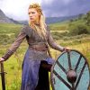 Blonde Lagertha Warrior paint by numbers