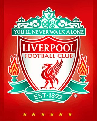 Liverpool Football Club paint by numbers