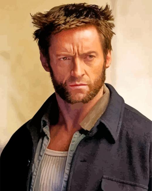 Aesthetic Logan Marvel Movie paint by numbers
